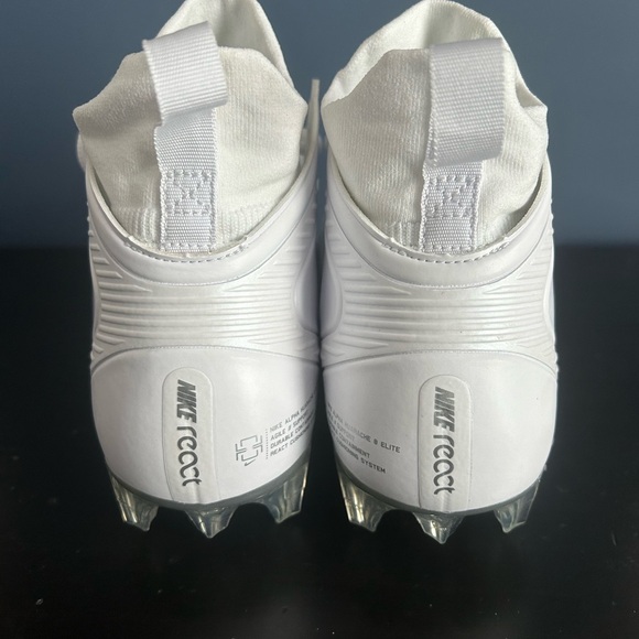 Nike Alpha Huarache 8 Elite LAX Lacrosse Cleats White CW4440-100 Men's - Picture 3 of 8